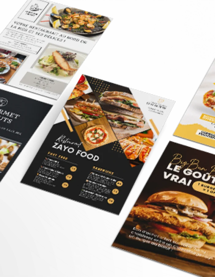 Création de flyer express – Recto ou Recto-Verso personnalisé